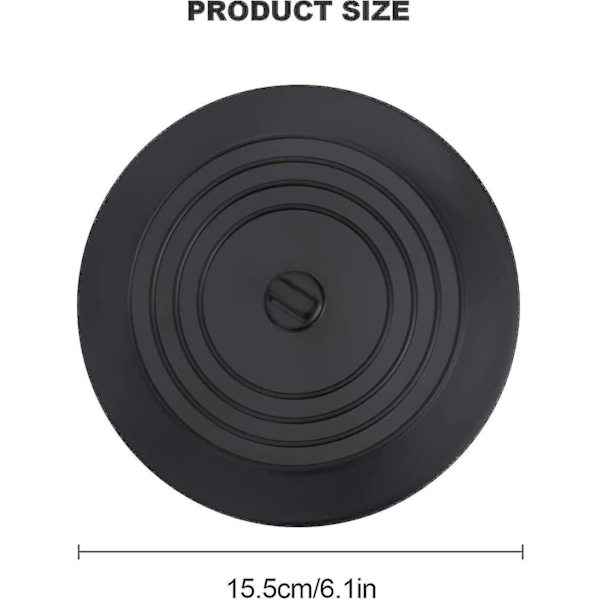 3-pack Silikon Diskbänksplugg, Universella Avloppspluggar, Diskbänksplugg, Silikon Badkarsproppar, För Diskbänk, Badrumshandfat