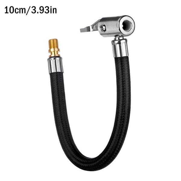 10cm Bil Luft Däck Chuck Inflator Pump Förlängningsslang Adapter
