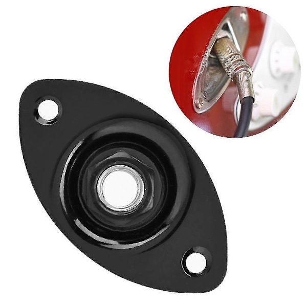 1/4 Tommers Gitar Utgang Inngang Jack Plugg Sokkel 6.35mm for Elektriske Gitarer og Basser