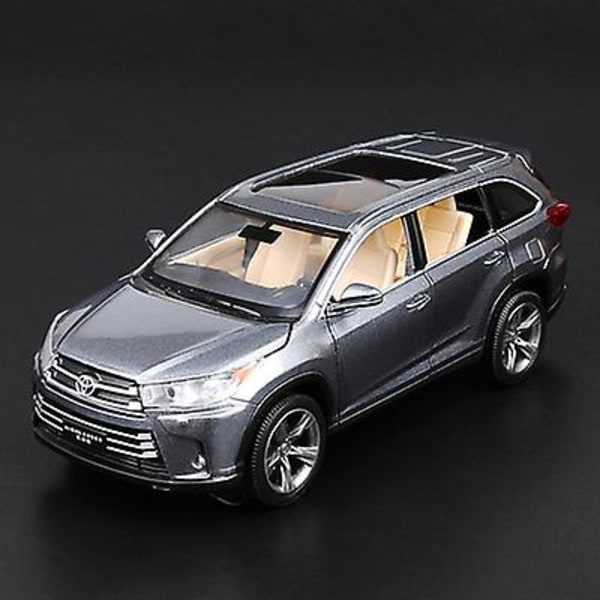 1:32 Toyota Highlander SUV Metalliseos Automalli Diecast Lelu Metalli