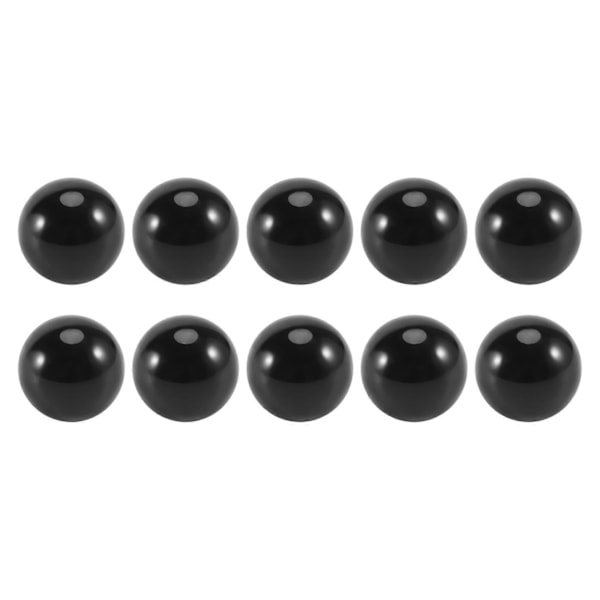10 st Kulor 16mm glaskulor Knicker glaskulor dekoration färg nuggets leksak svart