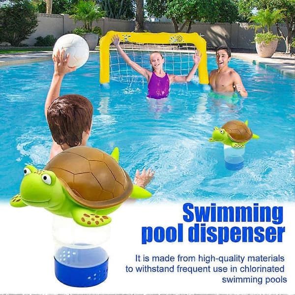 Poolklorflottör, flytande poolklordispenser passar 1\" tabletter Ny