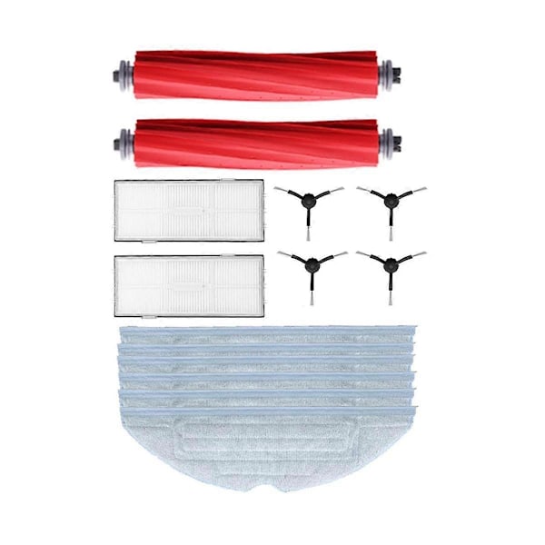 Til S7 T7S Plus G10 G10S Pro Støvsuger Robot Filter Aftagelig Gummi Hovedbørste Moppe Silikone Sidebørste