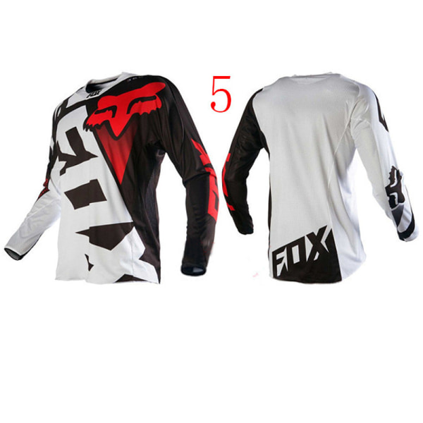 Sommer FOX downhill sykkelklær for menn, hurtigtørkende pustende langermet T-skjorte style 5 M