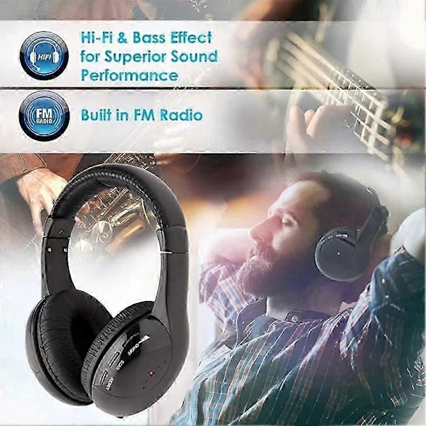 5-in-1 Bluetooth Langaton TV-kuulokkeet