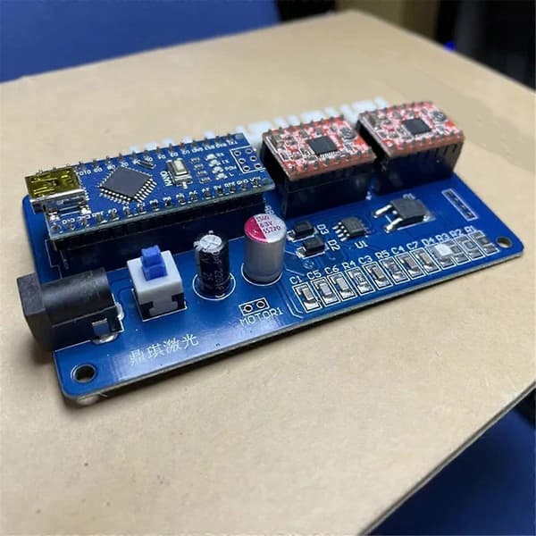 Benbox Programvara Lasergraveringsmaskin DIY Liten Kontrollkort Blå