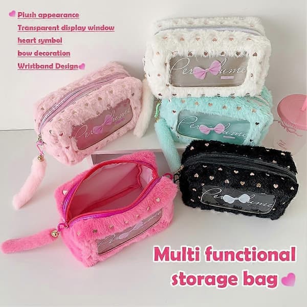Opbevaringstaske til papirvarer, DIY-materialeopbevaringstaske til studerende W3X0 White