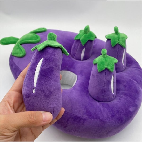 Mjukdjur 1 Styck Frukt Grönsak Mjukt Mjukdjur För Barn eggplant 1 40*28cm