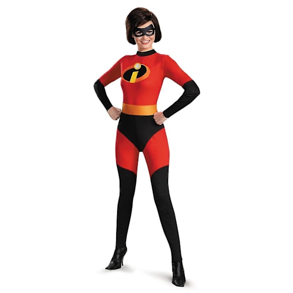 Elastigirl Helen Parr Dam Juldräkt Otroliga 2 Jumpsuit Kostym Vuxen Kvinna Cosplay l