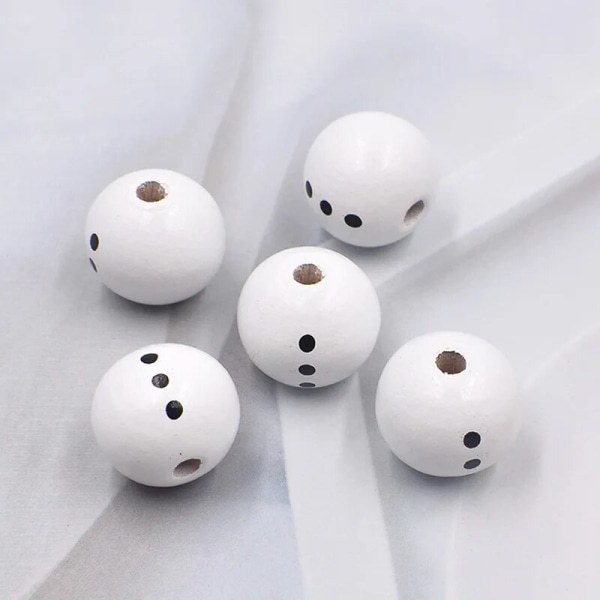 Uusi 20mm 20kpl/pakkaus Joulu Lumiukko Pingviini Puiset Helmet Tee tee itse Juhlasisustus Lasten Lelut Rannekorutarvikkeet 20mm snowman body A 20mm