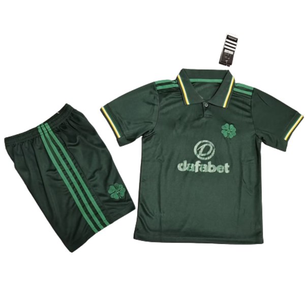 23-24 Celtic mørkegrønn tilpasset treningsdrakt kortermet jersey T-skjorte EvraNO.3 S