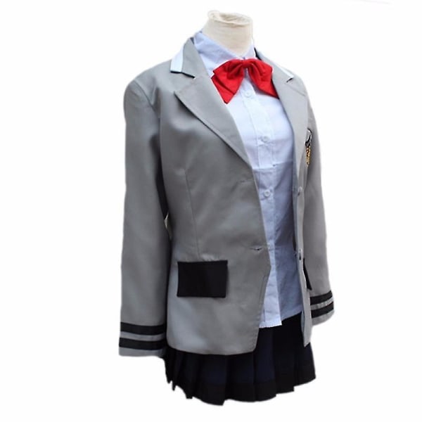 Tokyo Ghoul Touka Kirishima Cosplay-asu Tytöille Täysi set japanilainen koulupuku Naisten Halloween-mekko Blazer+hame+solmio SetB L-Tokyo Ghoul