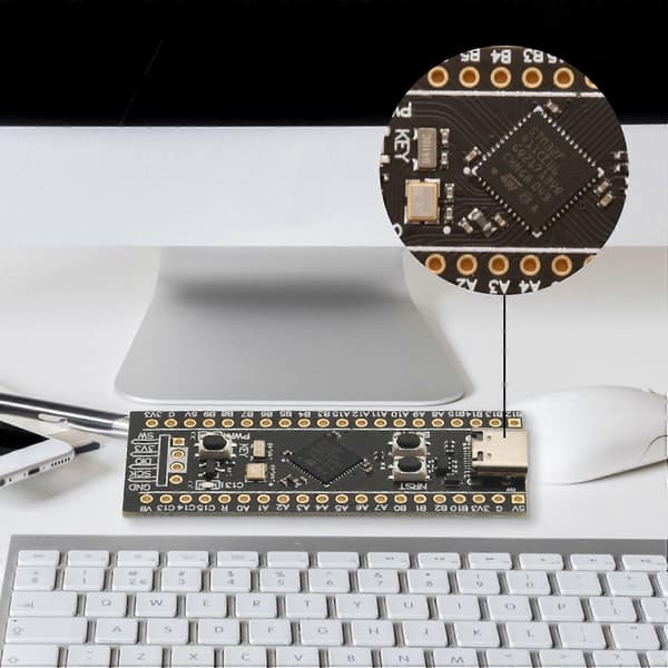STM32F411 Utviklingskort, STM32F411CEU6 STM32F4 Læringsbrett, Støtte for MicroPython/Program