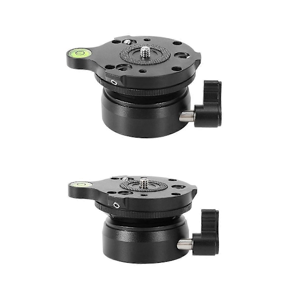 Universell Multifunktionell Horisontell Justeringssäte Panoramahuvud Stativ DSLR Kamera Justering T