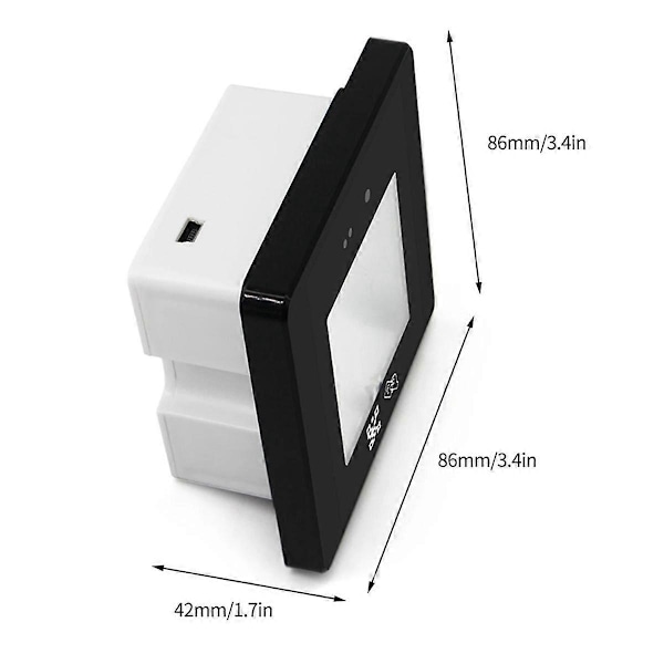 Dynamisk QR-kode Adgangskontroll Leser Adgangskontroll RFID Kortleser Mobiltelefon Kort Strekkode Sca