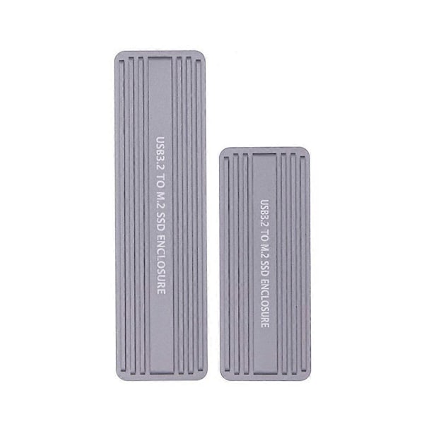 M.2 NVMe NGFF SSD-kabinett USB 3.2 GEN 2 till M.2 SSD 20Gbps Solid State Drive M.2 Fodral Box för 2230