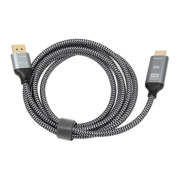 DisplayPort 1.4 til HDMI 2.1 Adapterkabel 8K Han til Hun