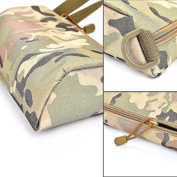 Kolikkokukkaro Käsilaukku Vetoketjulla Oxford-kangasta Säilytykseen Camouflage