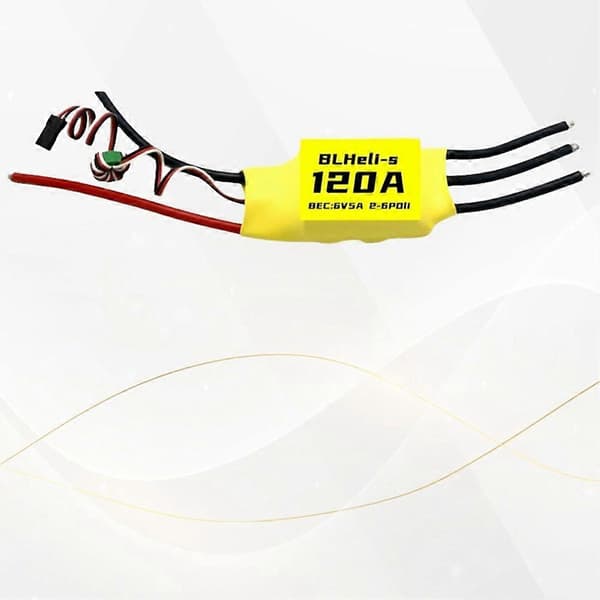 BLHeli 120A Borstlös ESC 6V 5A BEC 2-6S för RC FPV Fastvinge Multirotor Drönare DIY Delar B