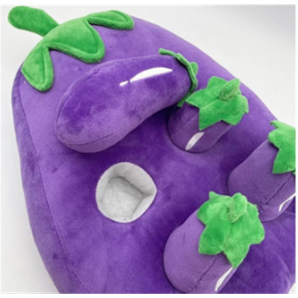 Mjukdjur 1 Styck Frukt Grönsak Mjukt Mjukdjur För Barn eggplant 2 28cm