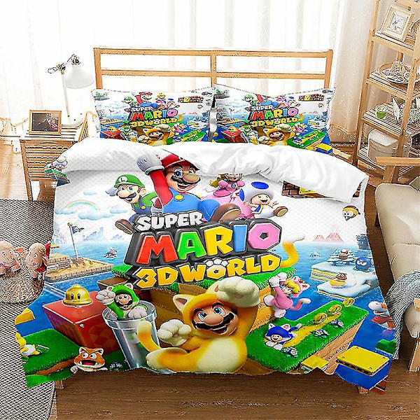Super Maria Serie Tredelt Dynetrekk Sandet Todelt Sett Q E 140*210two-piecesuit