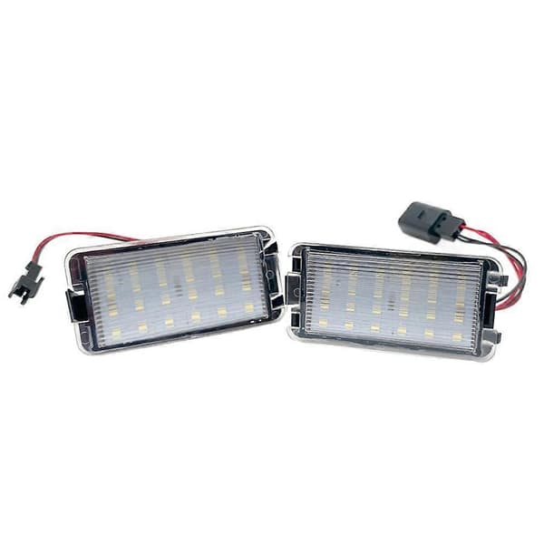 Par af 24SMD højtydende LED-nummerpladelys til Seat Altea