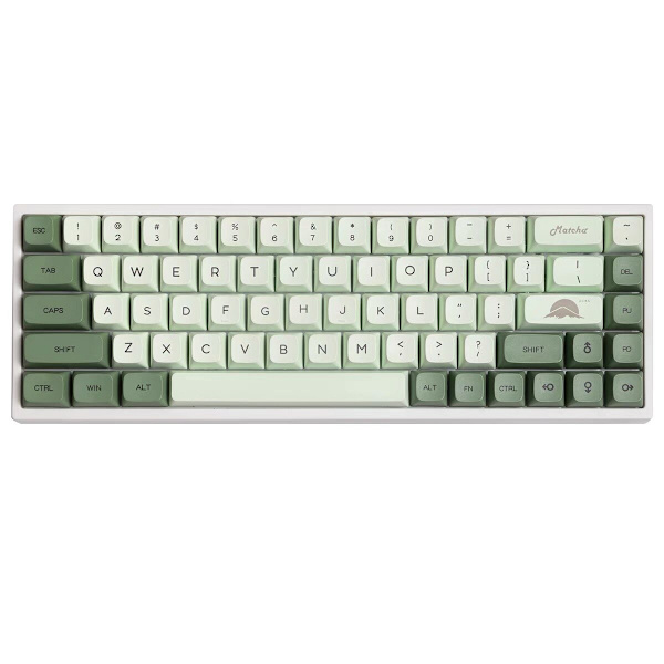 Matcha Grønne Japansk Stil Keycaps 123 Taster XDA Profil Sublimering PBT Keycaps Personliggørelse DIY Matcha Japanese Pack by paper box
