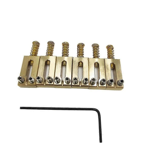 Elektrisk Gitarr Stall Sadel Mässing 10.5MM Tremolo Delar Elektrisk Gitarr Stall Sträng Sadel Gitarrdelar