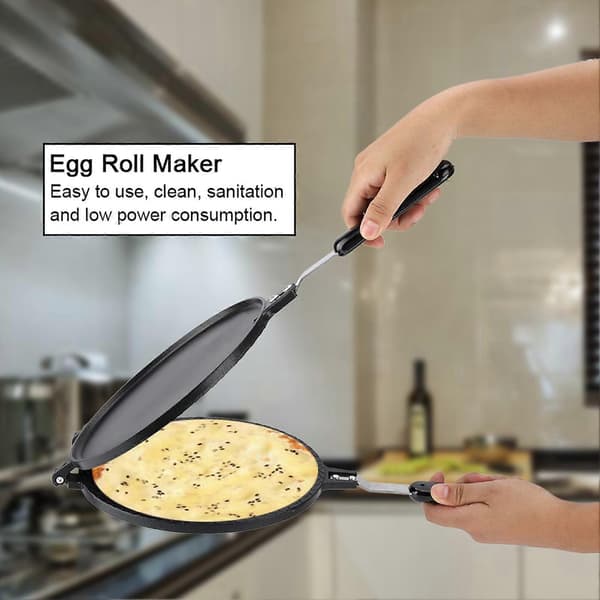 Non-stick gass egg roll vaffeljern for baking