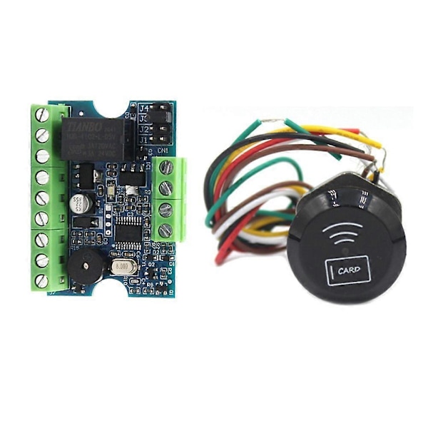 12V Åtkomstkontroller med Magnetlås Grindöppningssystem Set Touch Memory TM Läsare PCB Åtkomst Con