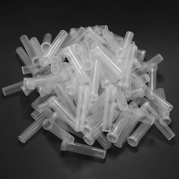 Blomstertuber 100-pack, Blomstervaser, Blomstervattenrör för Blomsterarrangemang, Klar Plast