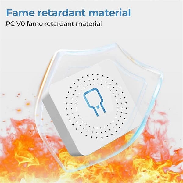 Smart Switch-modul med WiFi RF433 Fjärrkontroll, Mini Brytarrelä för Hemautomation DIY
