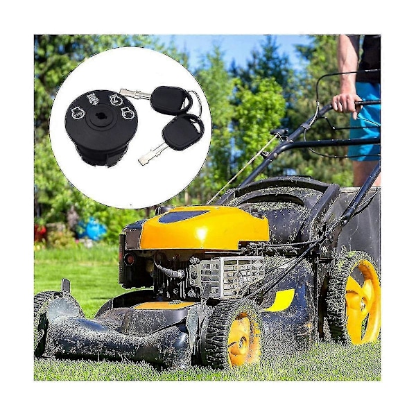 Tændingslås 4 Positioner med Nøgle til Plæneklipper Traktor 193350 532193350