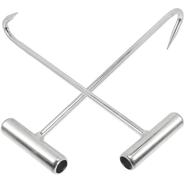 2 st Xtool Brunnsluckor Lyftkrokar Lyftkrok Dörrlyftkrok Brunnslock Lyftkrok Avloppstäck Lyftkrokar Avloppslucka Krok
