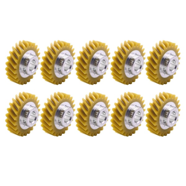 10X W10112253 Mixer Snekkehjuls Udskiftningsdel Perfekt Pasform til KitchenAid Mixere - Erstatter 4162897