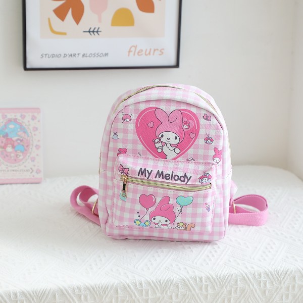 Anime Barnryggsäck Resväska Skolväska Flickor Förskola Skolväska Födelsedagspresent my melody