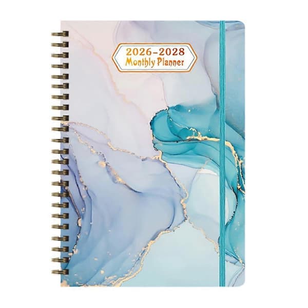 A5 Daglig Planner 2026-2028 Ugentlig Kalender Planner Skema Notesbog D