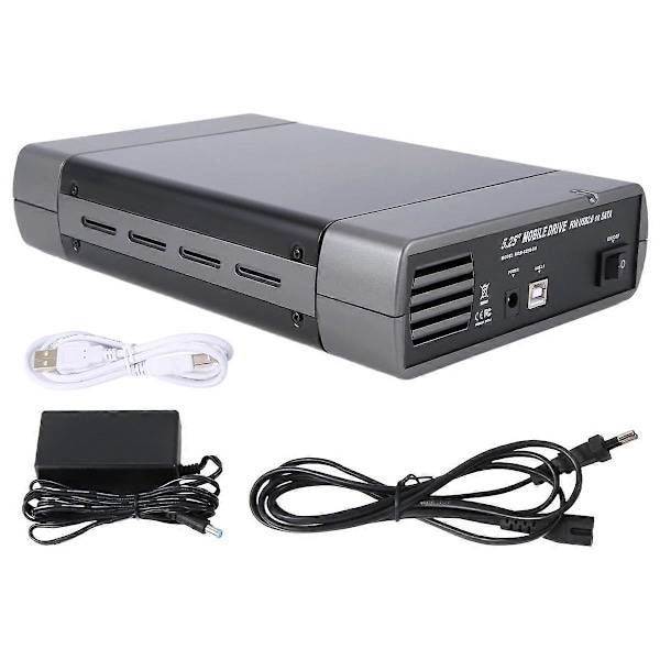 5.25 Tommer USB 2.0 SATA Ekstern Optisk Drev Kabinet Boks Adapter til XP til PC EU Stik