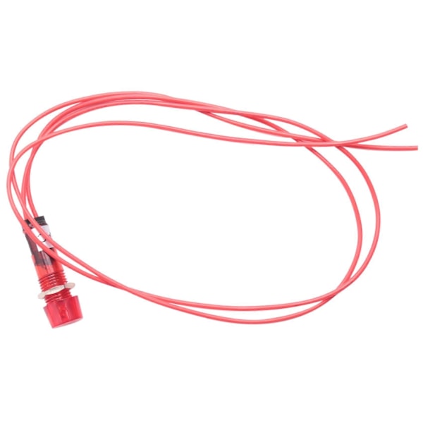 Indikator Pilot Signallampe Rødt Lys AC 250V m/ 2 Ledninger