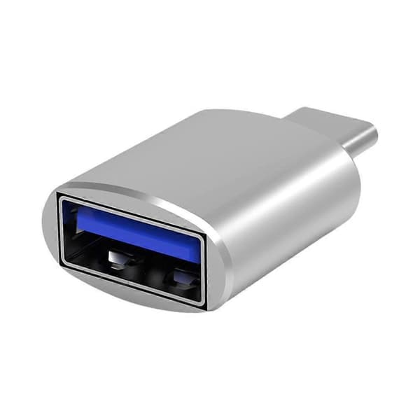 USB-C USB 3.1 Typ C Hane Till USB 3.0 Hona Data OTG Omvandlaradapter HET A0J7 silver