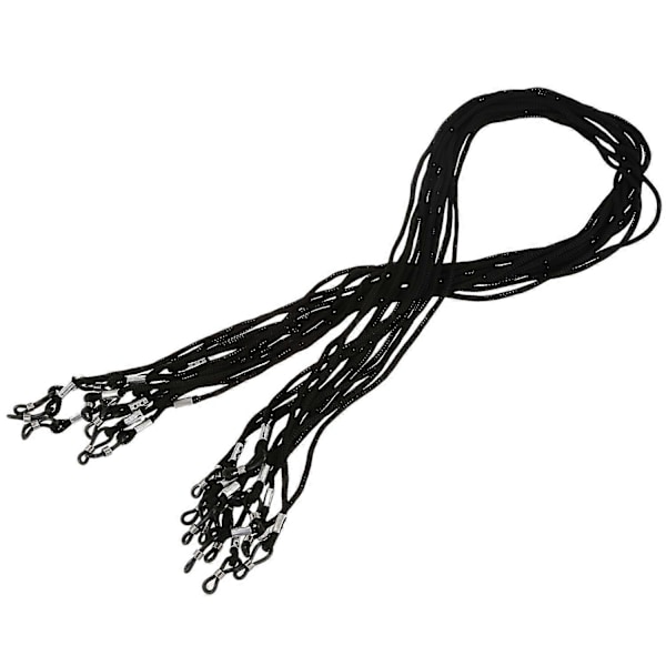 12 st Nylon Glasögon/Spektakel/Solglasögon/Glasögonhållare Halsband - Svart