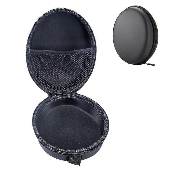 Rejse Hard Headphone Case Foldbare Hovedtelefoner Opbevaringspose Boks | SORT