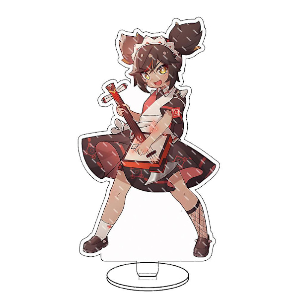 Spel Genshin Impact Figur Xiao Zhongli Klee Qiqi Hutao Venti Akryl Ställ Modell Platt Skrivbordsdekor Tillbehör Väska Fans Gåvor 13