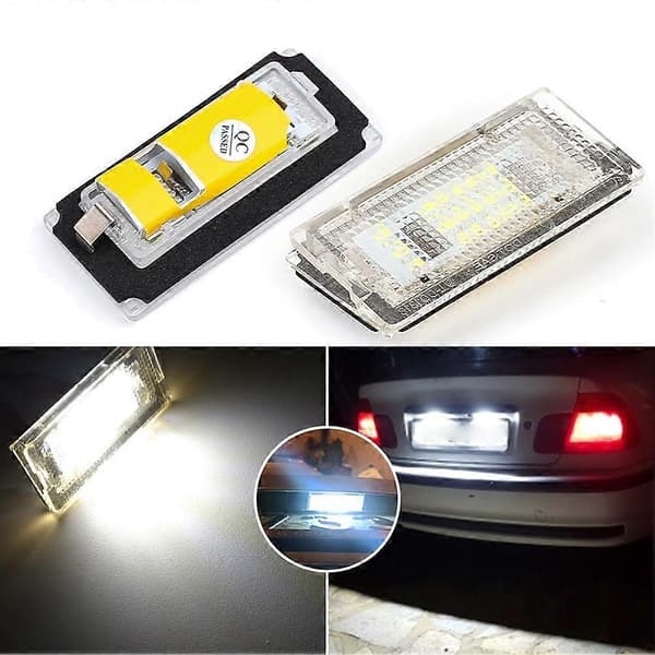 BMW-specifik LED-registreringsskyltbelysning E46 4D LED-registreringsskyltbelysning