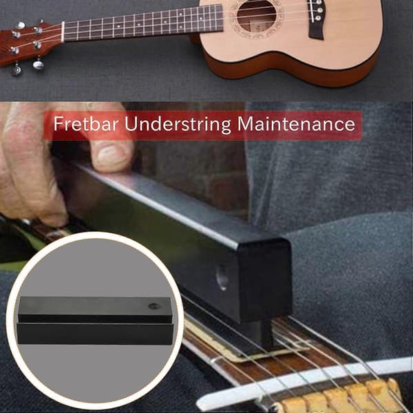 Fretbar Understring Leveler Fret Slipnings Nivelleringsbalk Fil Bar Luthier Verktyg för Gitarr Bas Reparation