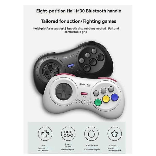 M30 Bluetooth-ohjainpeliohjain PC Steam Musta