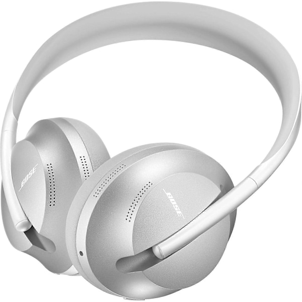 Headphones 700, melua vaimentavat Bluetooth-over-ear-langattomat kuulokkeet sisäänrakennetulla mikrofonilla selkeitä puheluita varten ja Alexa-ääniohjauksella, Silver Luxe
