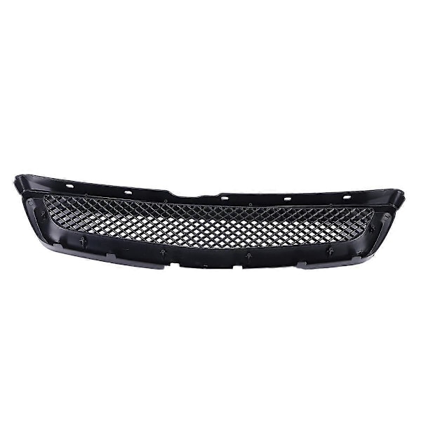 EK T-R Style Front Kofanger Hjelm Mesh Grill Racing Grill til EK DX EX LX Type R 1999-2000 Glossy Bla