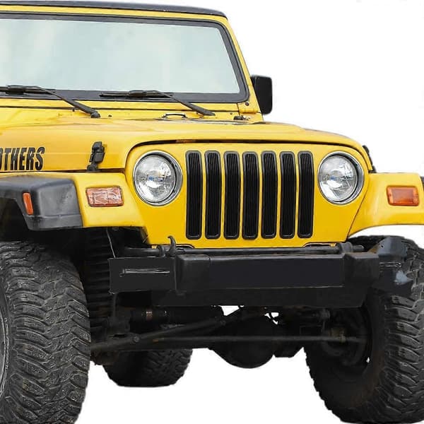 Clip-on Grill Front Mesh Grille Inserts för TJ & Unlimited 1997-2006