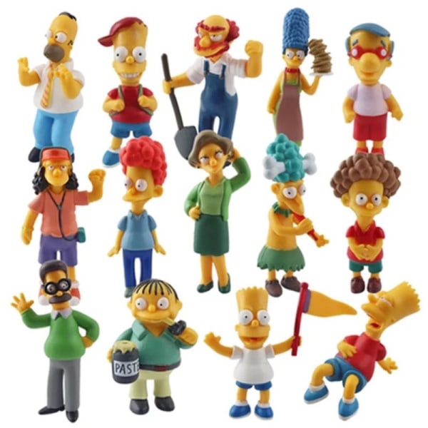 Disney animerade karaktärer Action Simpsons ministatyer